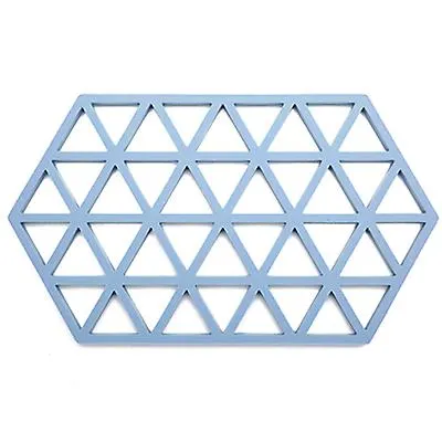 2pcs gray silicone heat insulation pad, hollow anti-scalding non-slip coaster AZ16998