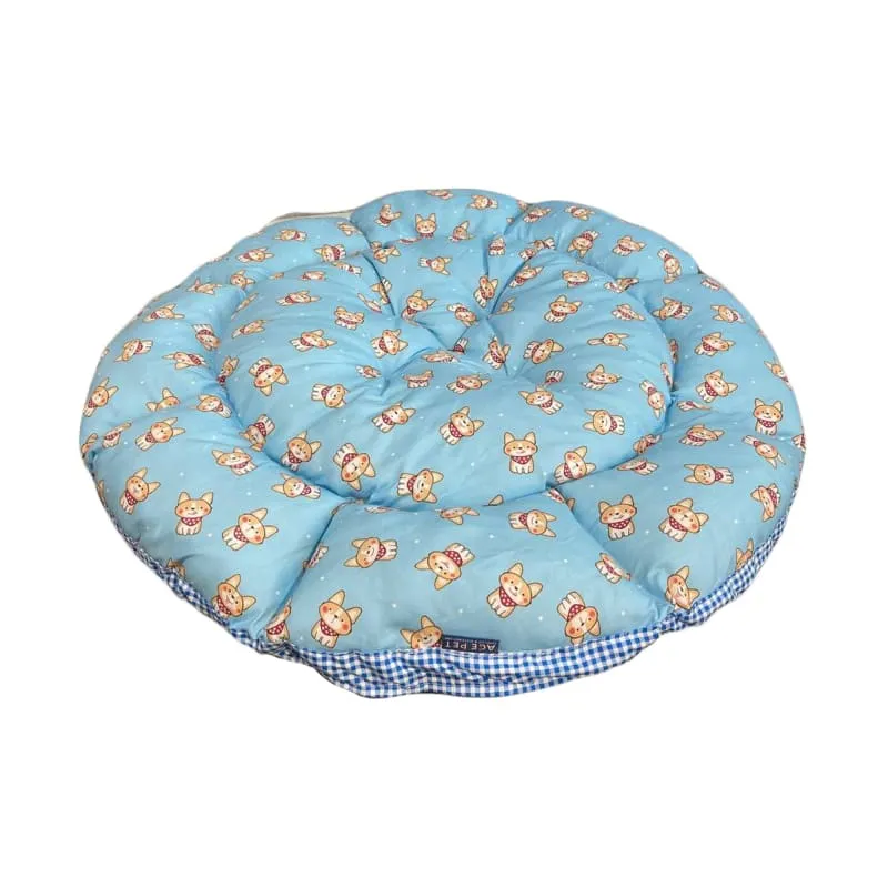 ACE PET Dog Blue Cupcake Dog Bed (2 Sizes)