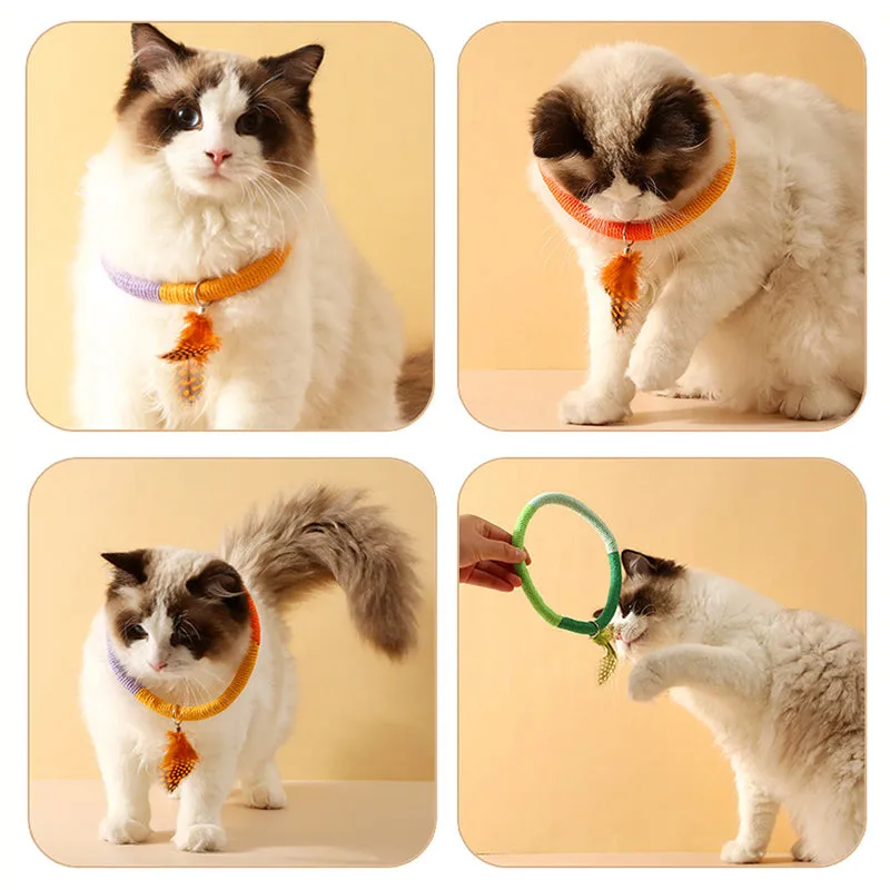Aiitle Cute Plush Cotton Rope Cat Toys