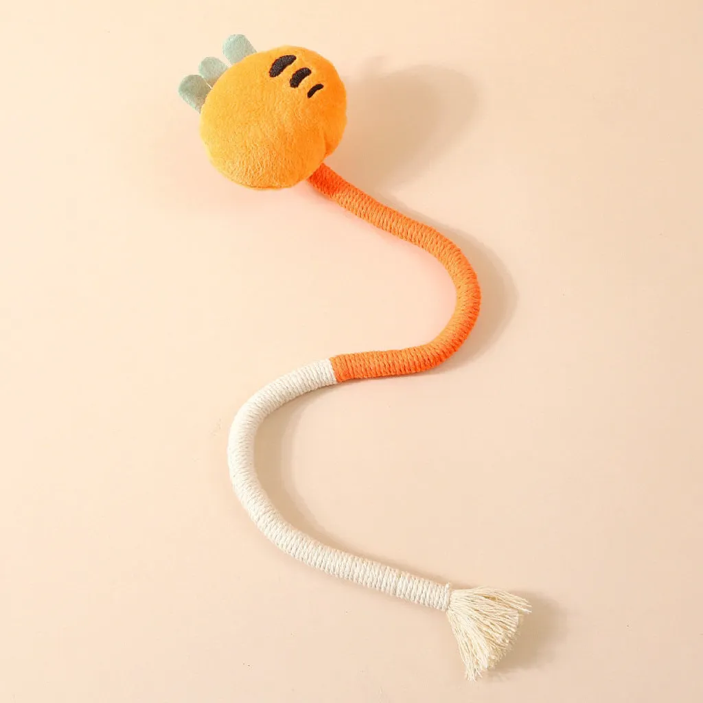 Aiitle Cute Plush Cotton Rope Cat Toys