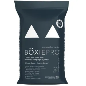 Boxiecat Pro Scent Free Clumping Cat Litter 40lb