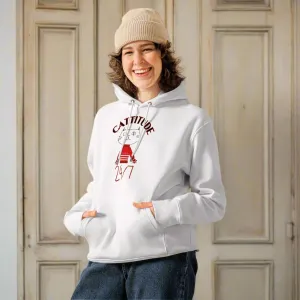 Cattitude 24/7 Hoodie – Organic Cotton Cat Print