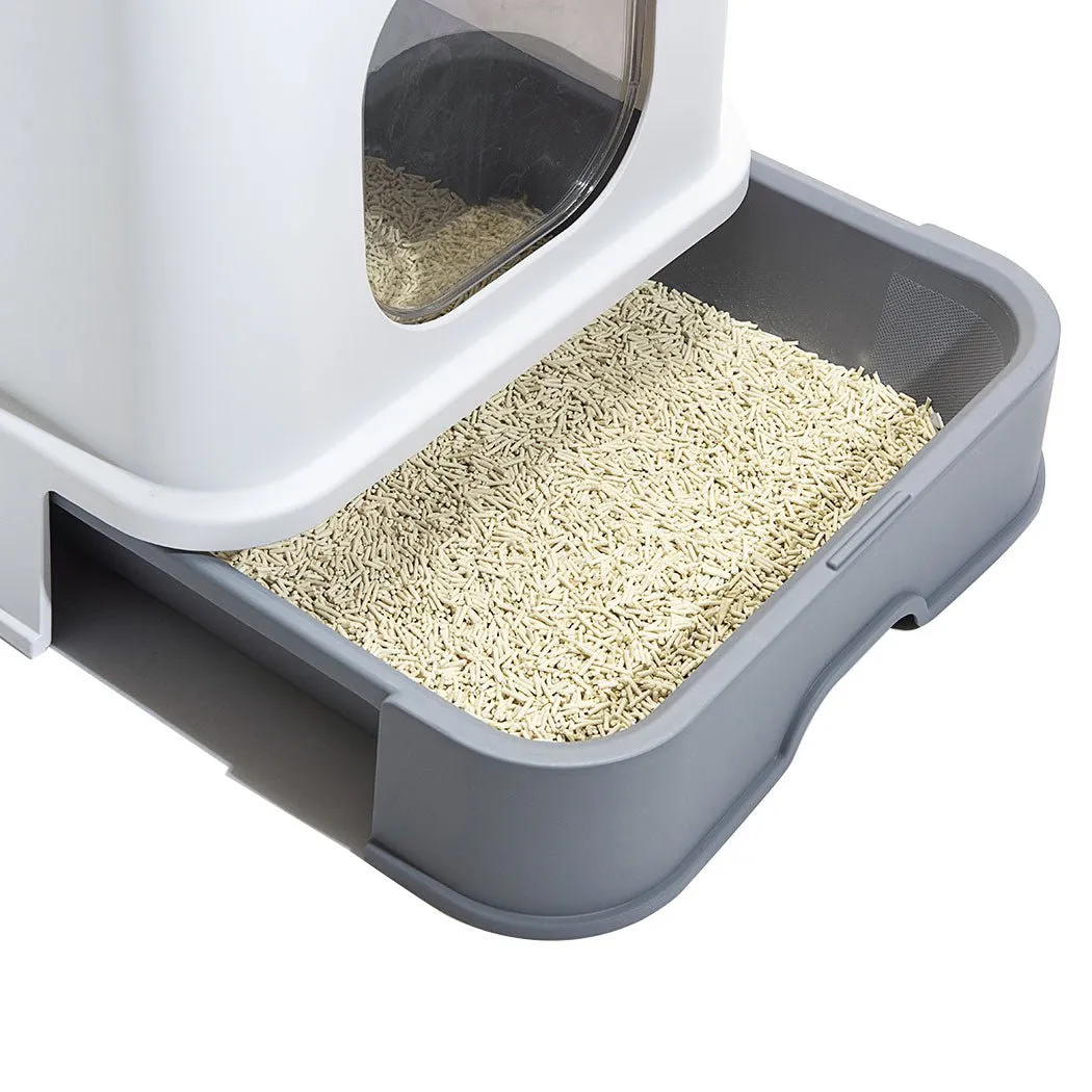 Fully Enclosed Cat Litter Box