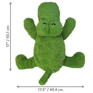 KONG Cozie Ali Alligator Dog Toy