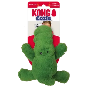 KONG Cozie Ali Alligator Dog Toy