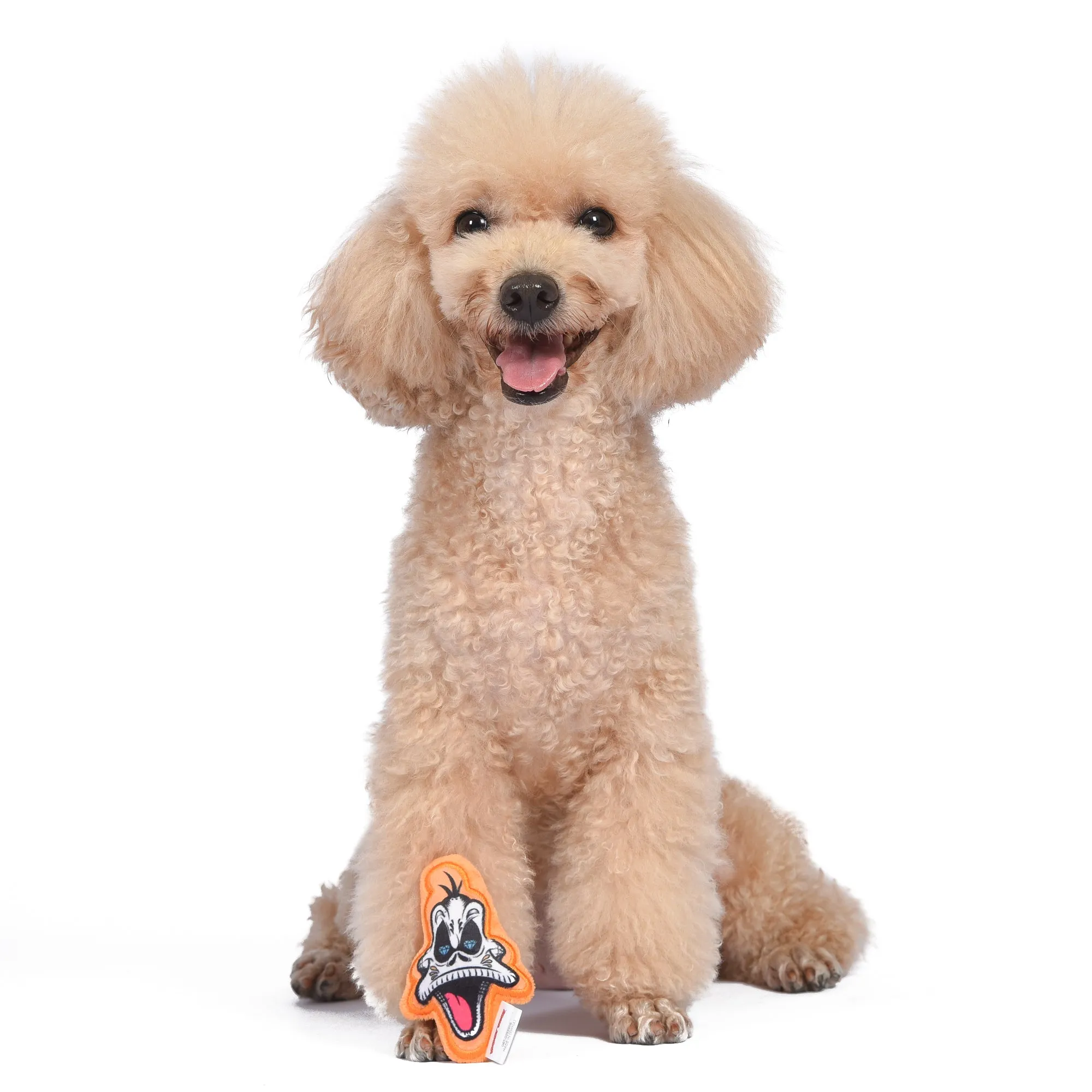Looney Tunes: Halloween 4" Daffy Duck Plush Flattie Squeaker Toy