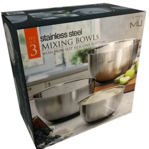 Miu Stainless Steel Mixing Bowls - Set Of 3