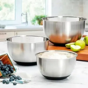 Miu Stainless Steel Mixing Bowls - Set Of 3