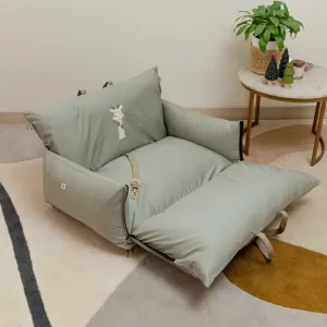 OAK BOHO Holiday Travel Bed for Small Dogs : Mint Giraffe