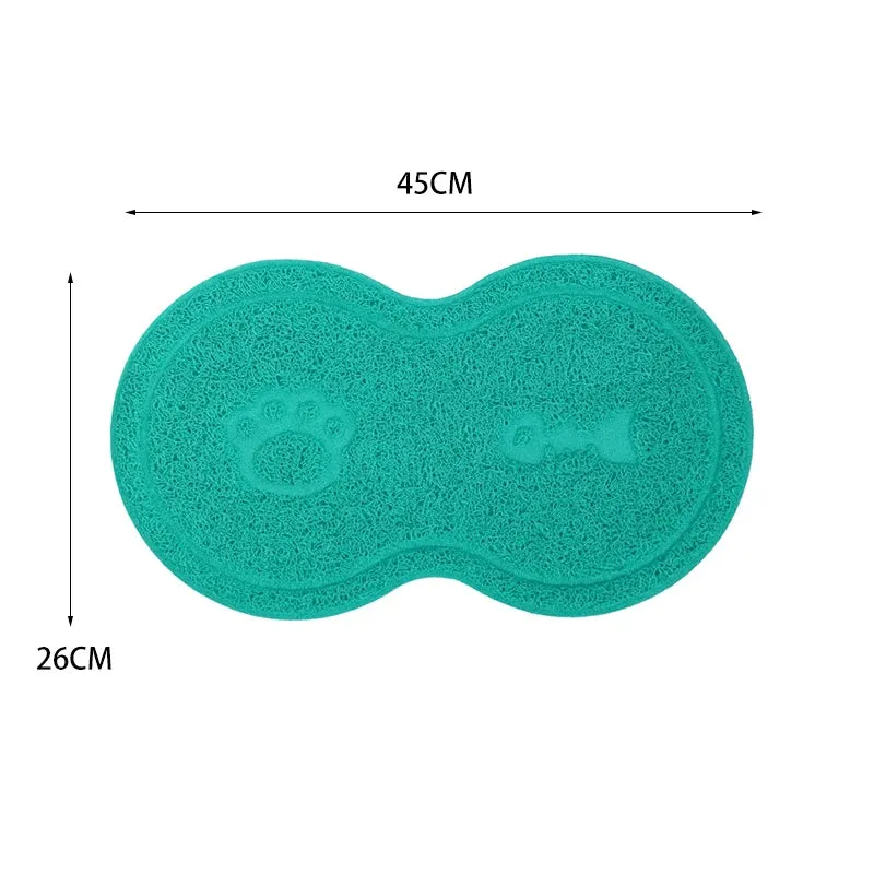 Pat and Pet Emporium | Pet Bowls | Non-Slip Pet Bowl Mat 2 Pcs