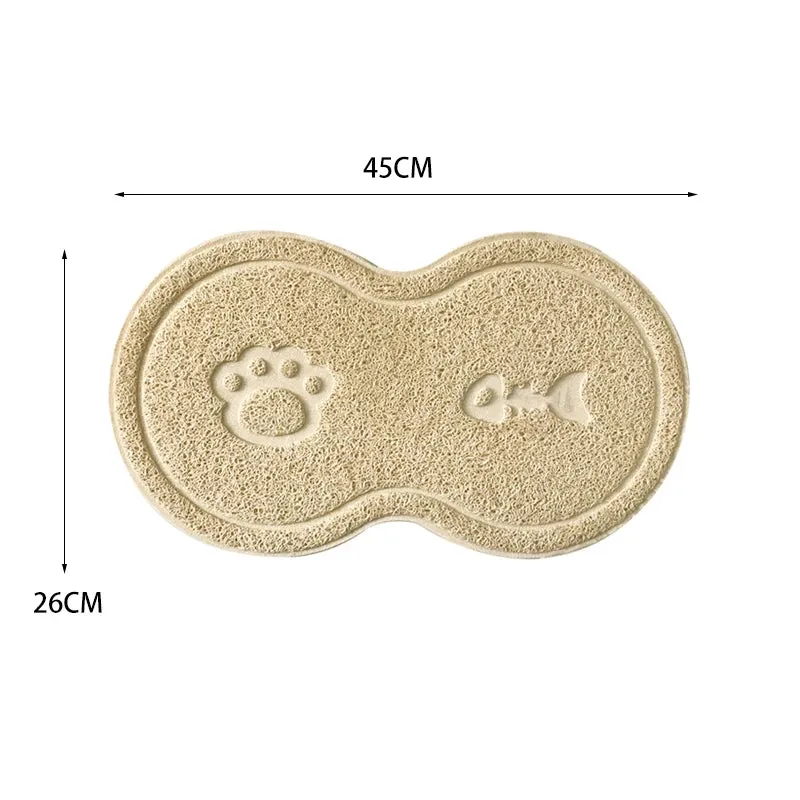 Pat and Pet Emporium | Pet Bowls | Non-Slip Pet Bowl Mat 2 Pcs