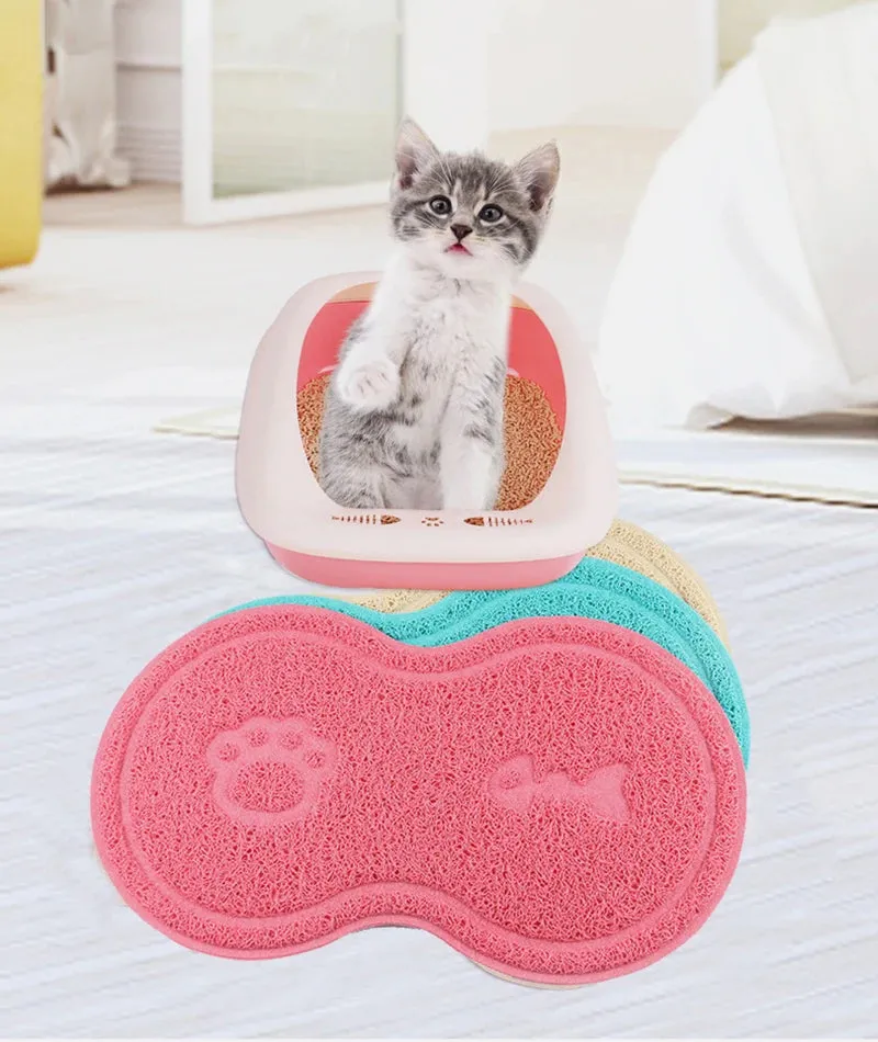 Pat and Pet Emporium | Pet Bowls | Non-Slip Pet Bowl Mat 2 Pcs