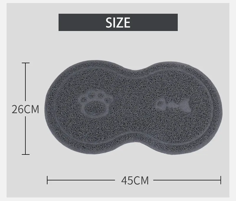 Pat and Pet Emporium | Pet Bowls | Non-Slip Pet Bowl Mat 2 Pcs