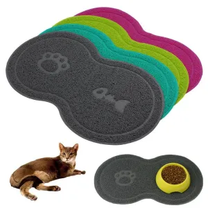 Pat and Pet Emporium | Pet Bowls | Non-Slip Pet Bowl Mat 2 Pcs