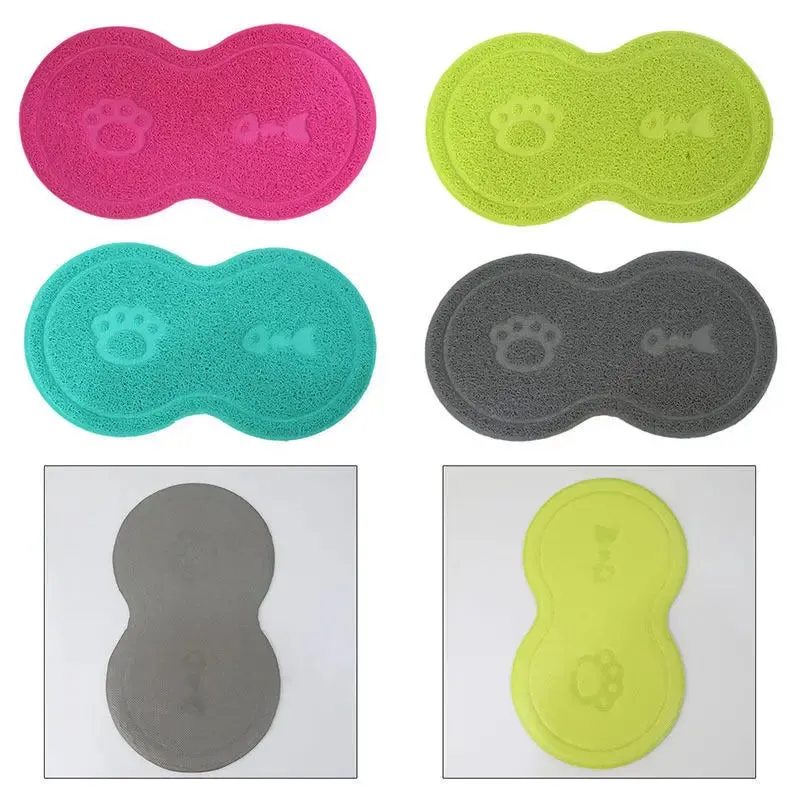 Pat and Pet Emporium | Pet Bowls | Non-Slip Pet Bowl Mat 2 Pcs