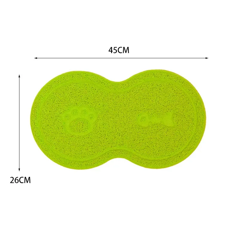 Pat and Pet Emporium | Pet Bowls | Non-Slip Pet Bowl Mat 2 Pcs