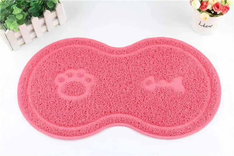 Pat and Pet Emporium | Pet Bowls | Non-Slip Pet Bowl Mat 2 Pcs