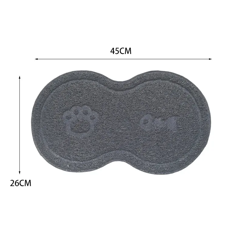 Pat and Pet Emporium | Pet Bowls | Non-Slip Pet Bowl Mat 2 Pcs