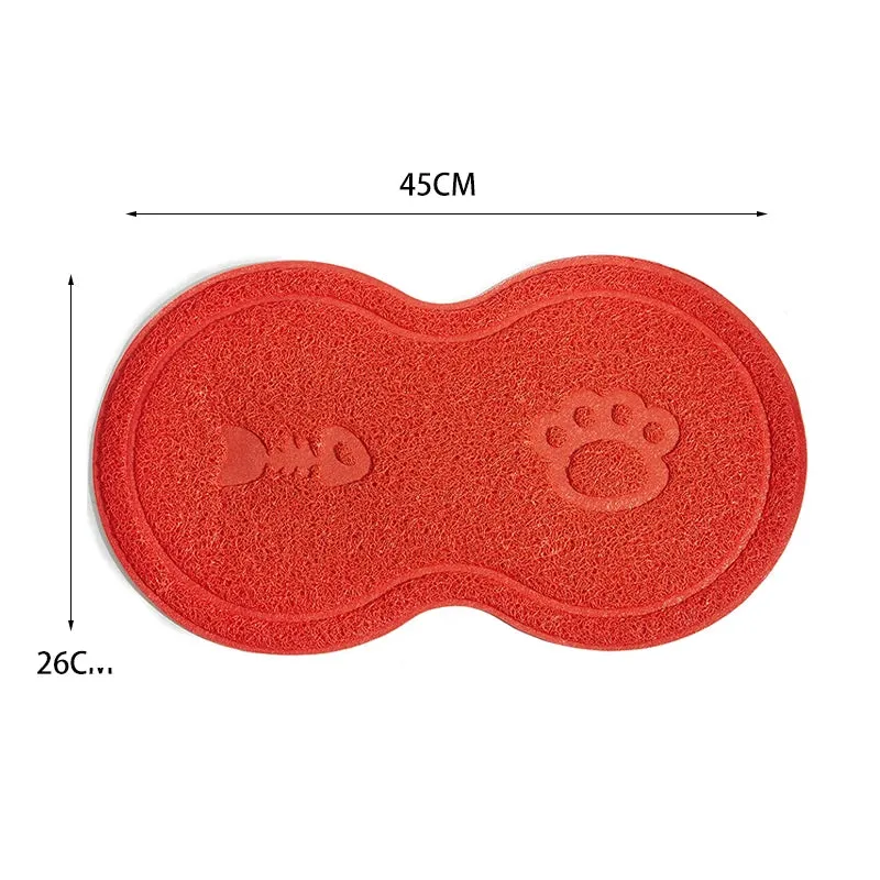Pat and Pet Emporium | Pet Bowls | Non-Slip Pet Bowl Mat 2 Pcs