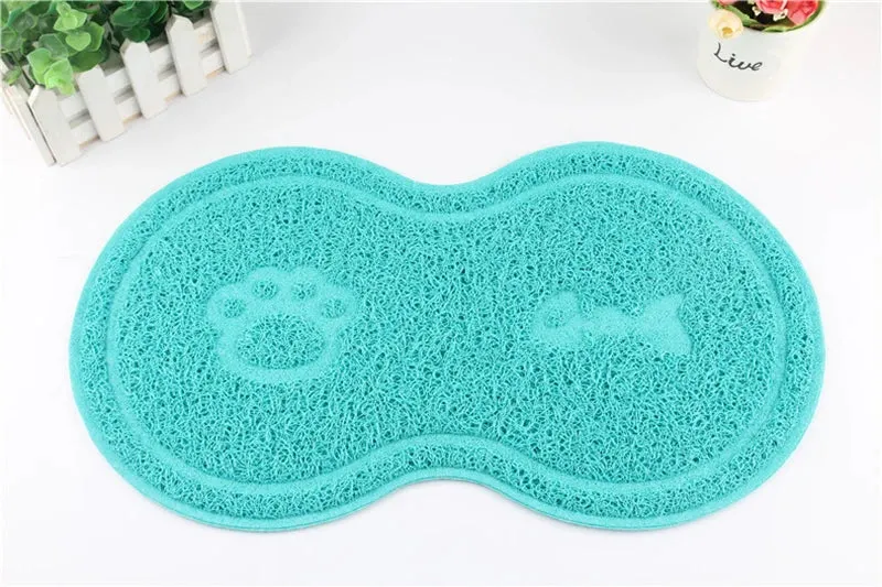 Pat and Pet Emporium | Pet Bowls | Non-Slip Pet Bowl Mat 2 Pcs