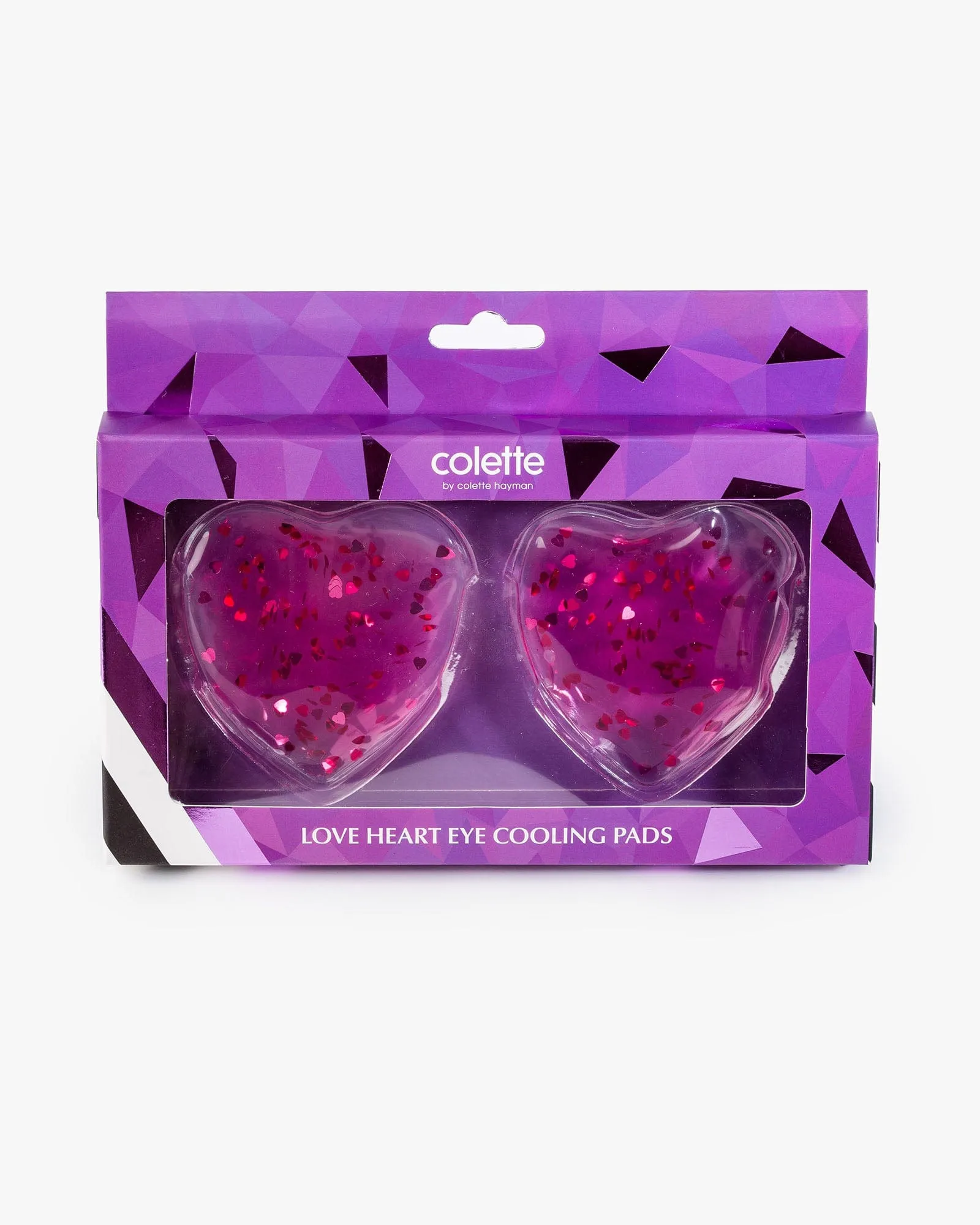 Pink Love Heart Eye Cooling Pads