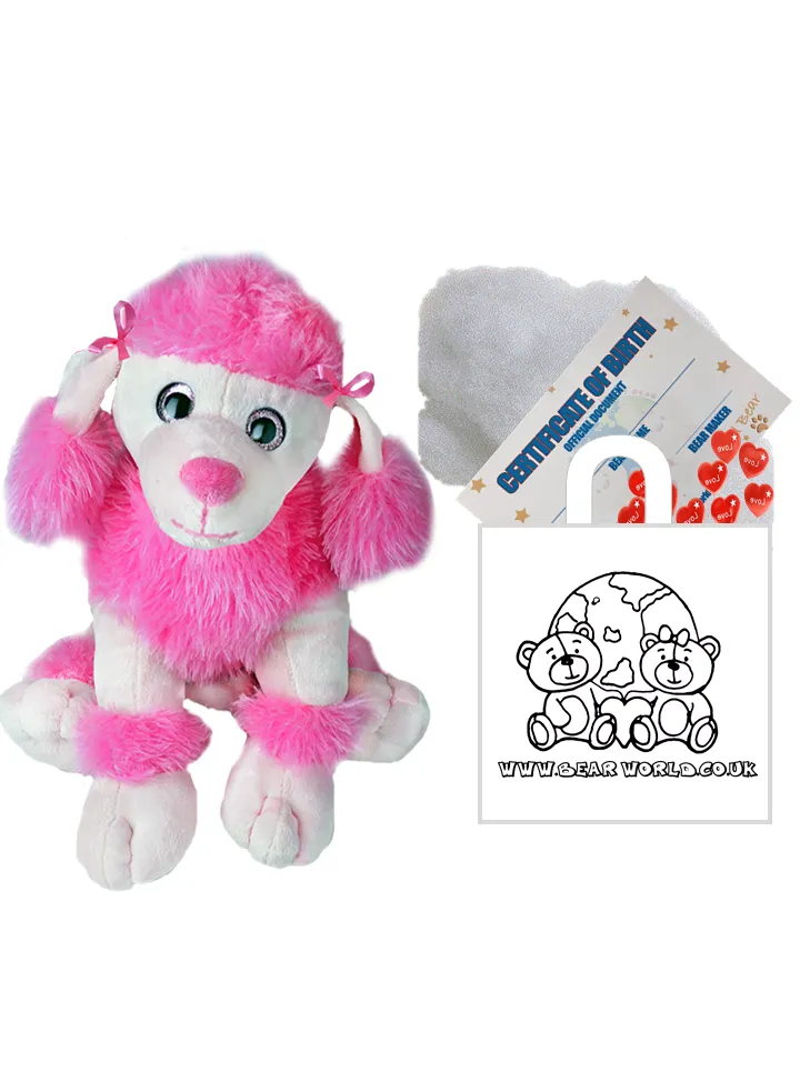 Poppy Pink Poodle Bear Kit