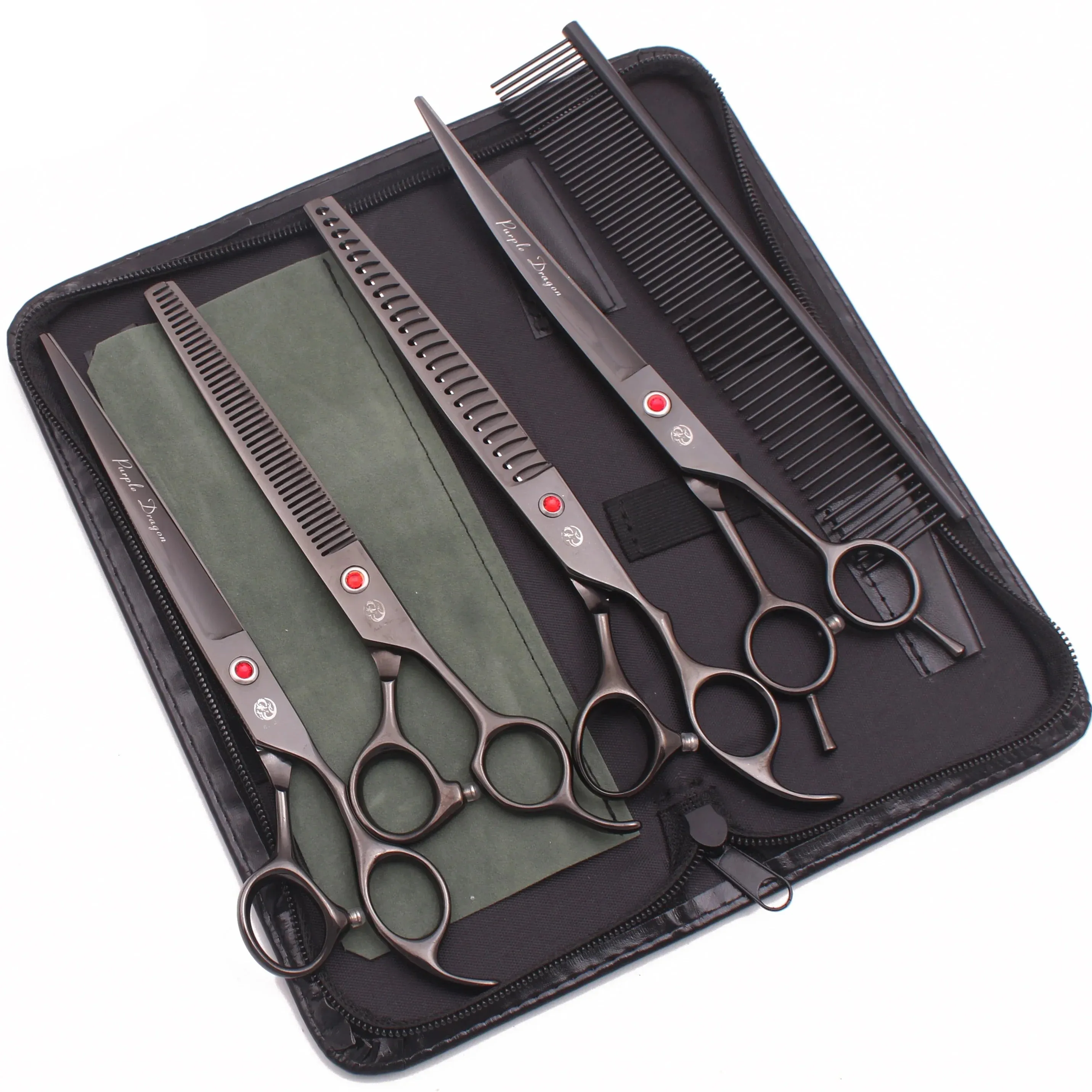 Professional Pet Grooming Scissors Set for Dogs and Cats