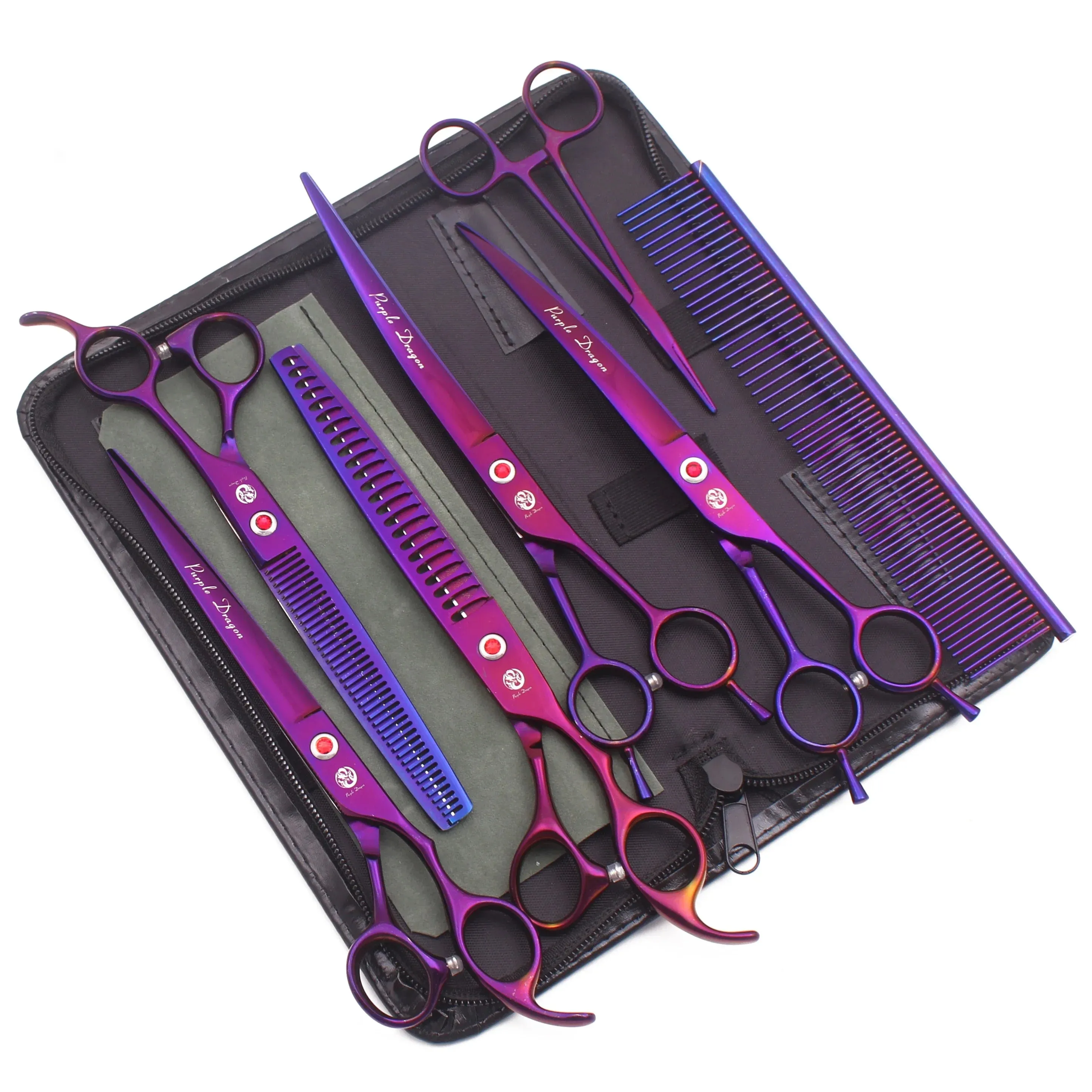 Professional Pet Grooming Scissors Set for Dogs and Cats