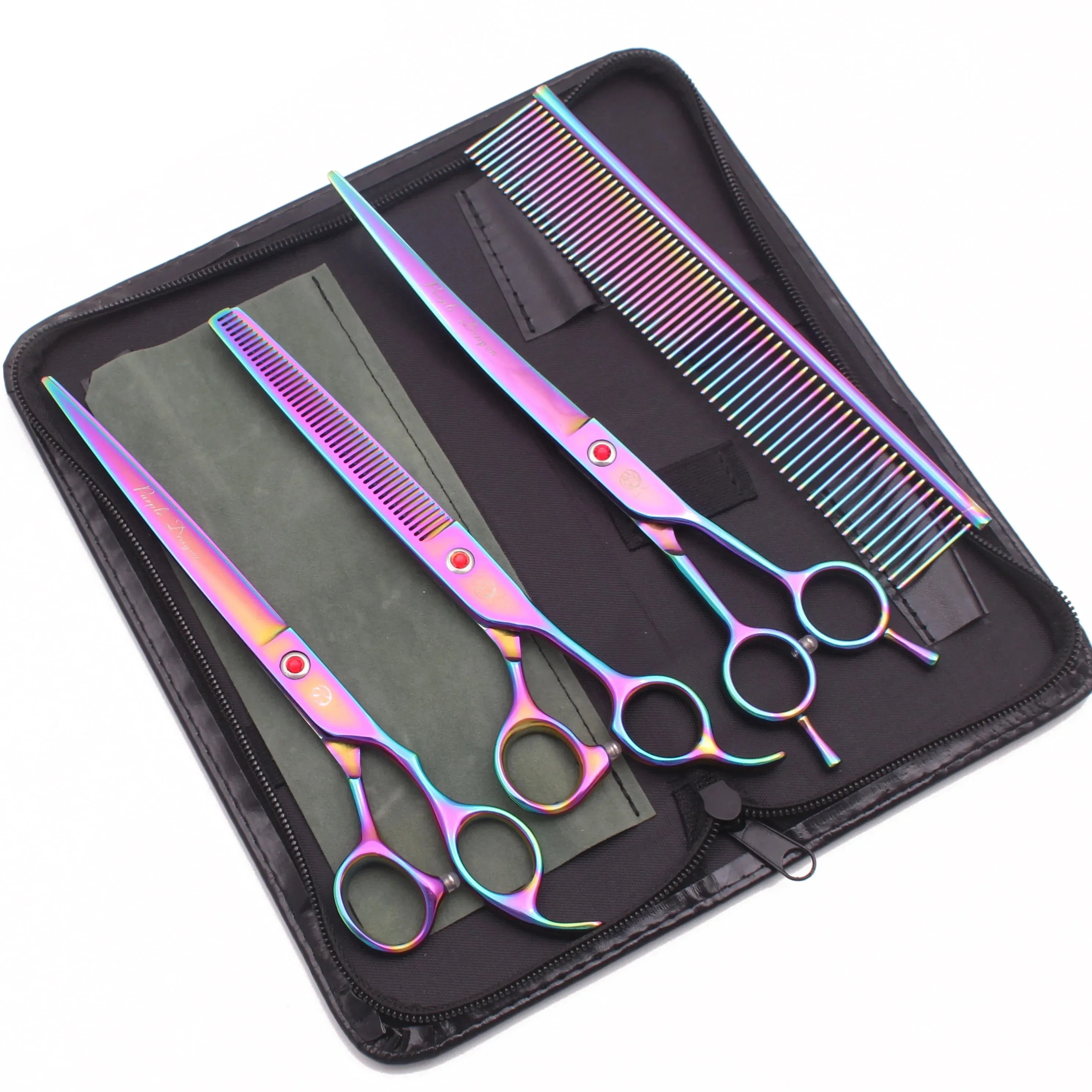 Professional Pet Grooming Scissors Set for Dogs and Cats