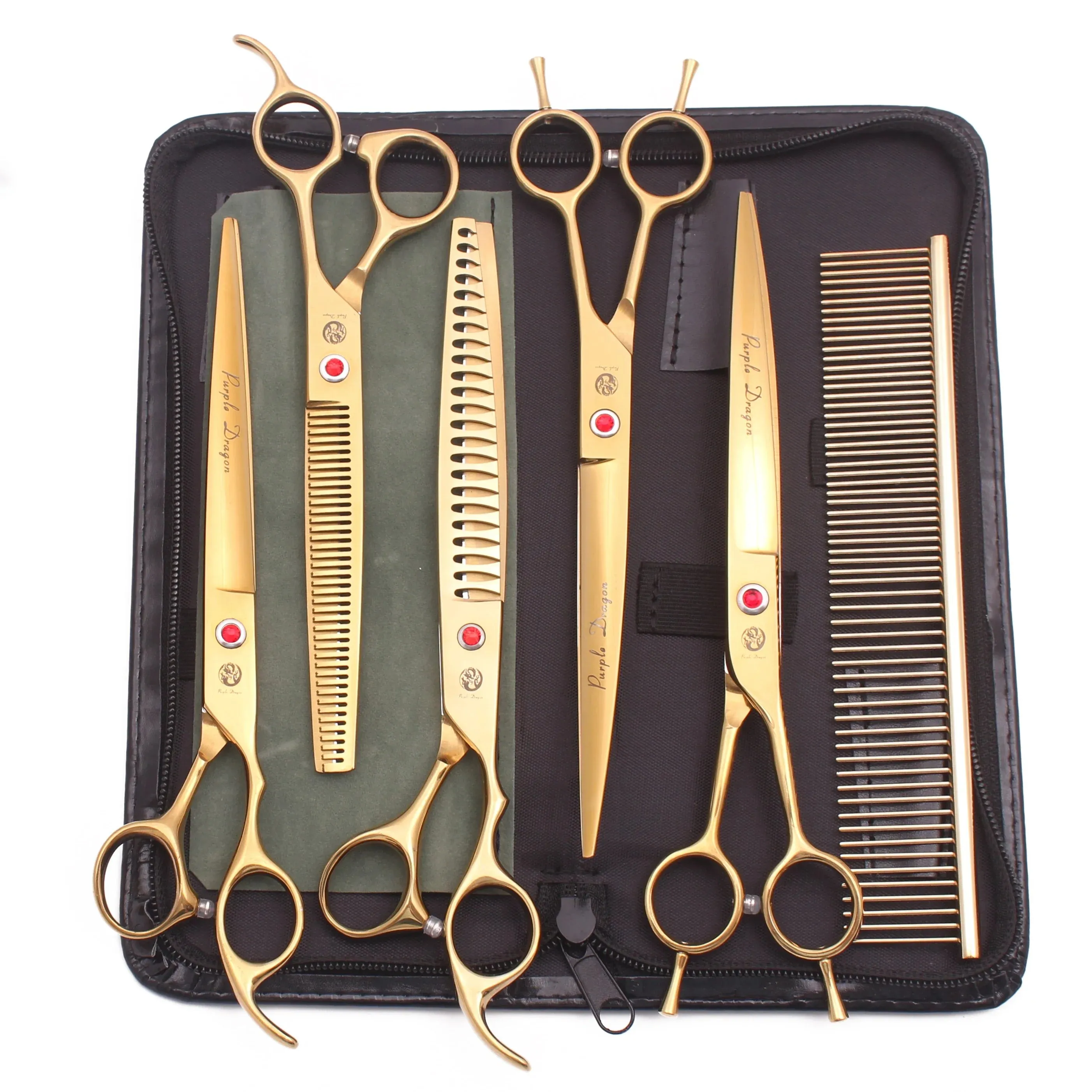 Professional Pet Grooming Scissors Set for Dogs and Cats