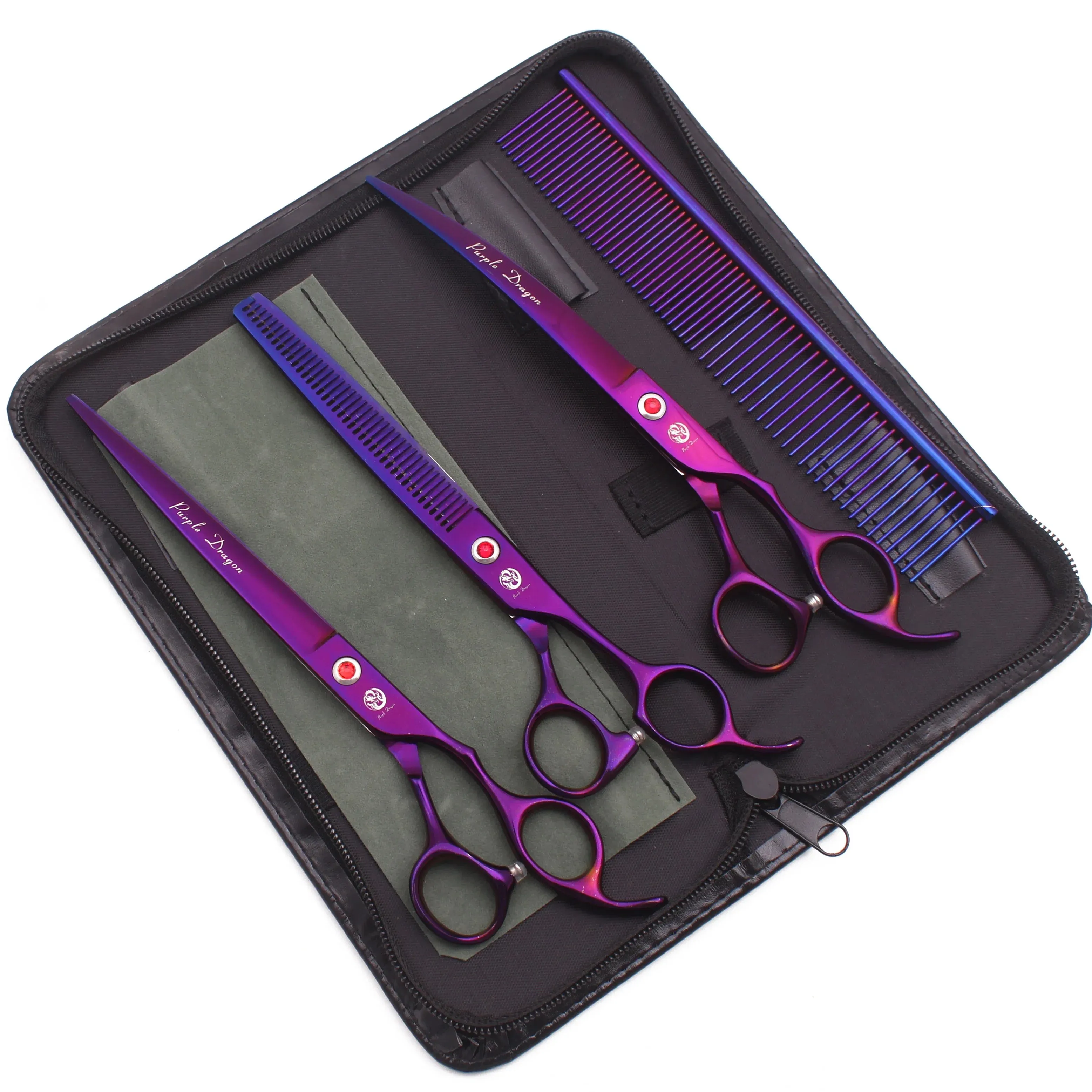 Professional Pet Grooming Scissors Set for Dogs and Cats