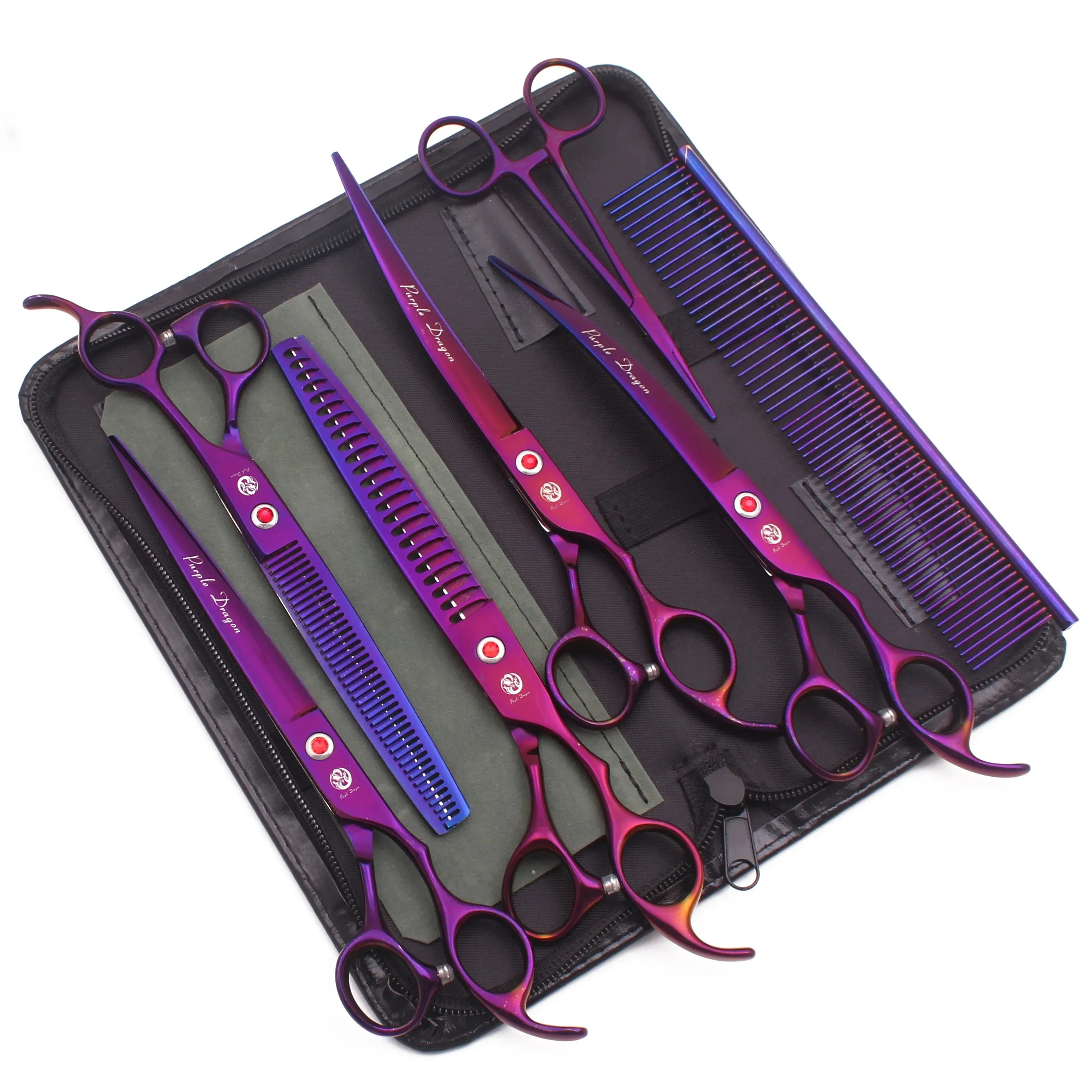 Professional Pet Grooming Scissors Set for Dogs and Cats