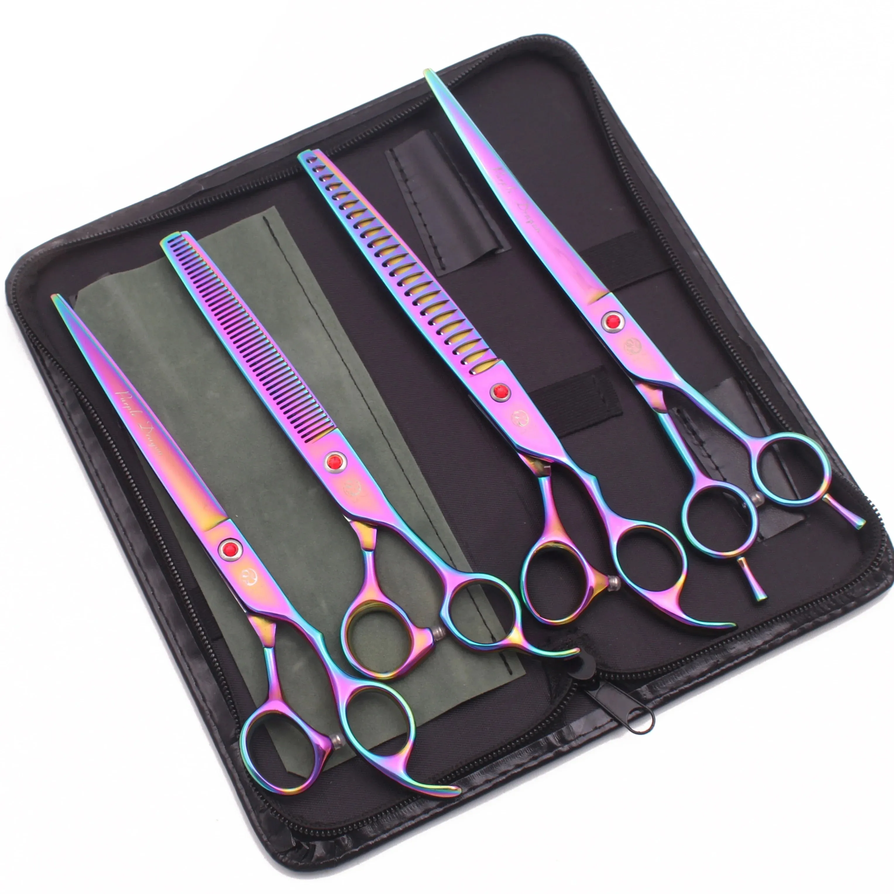 Professional Pet Grooming Scissors Set for Dogs and Cats