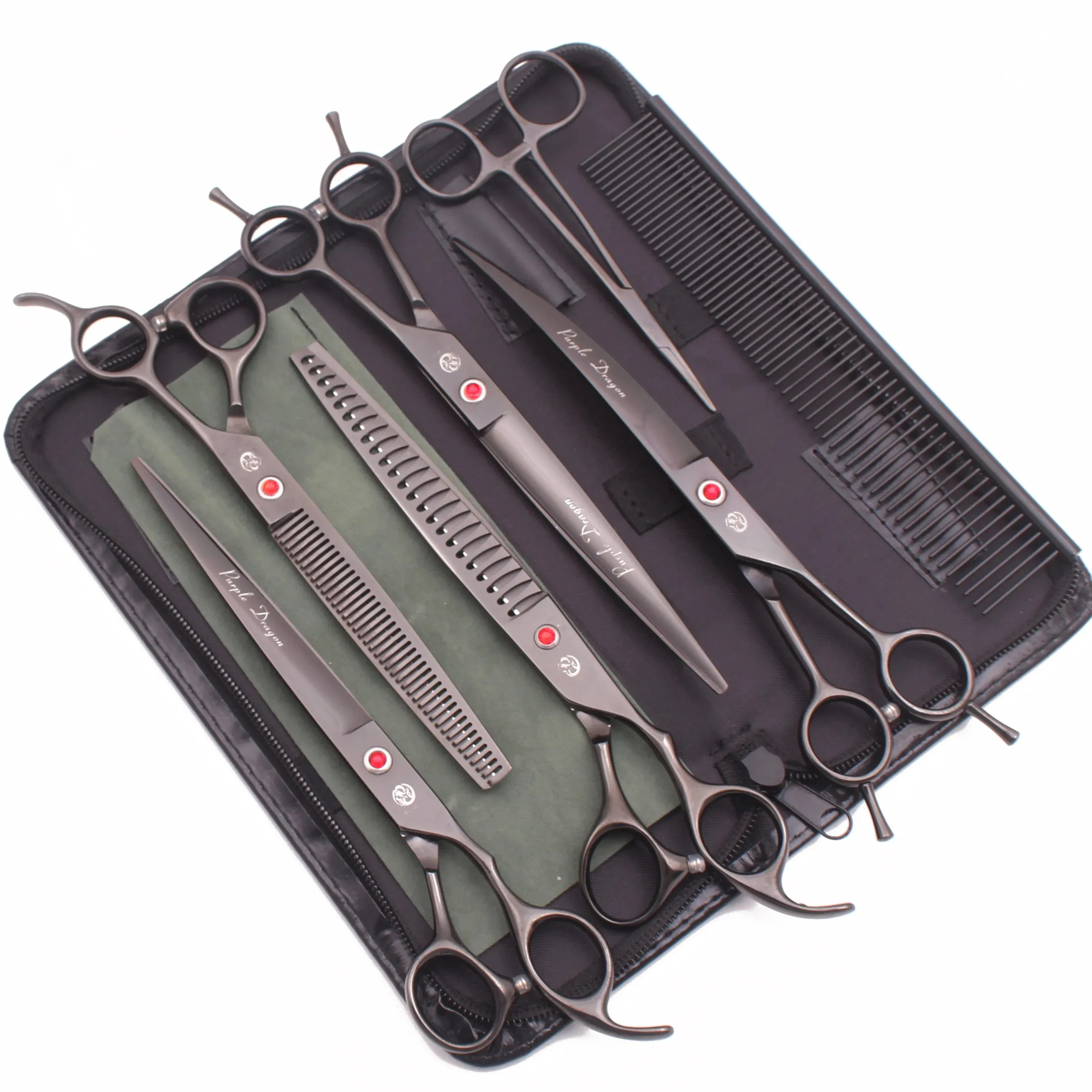 Professional Pet Grooming Scissors Set for Dogs and Cats