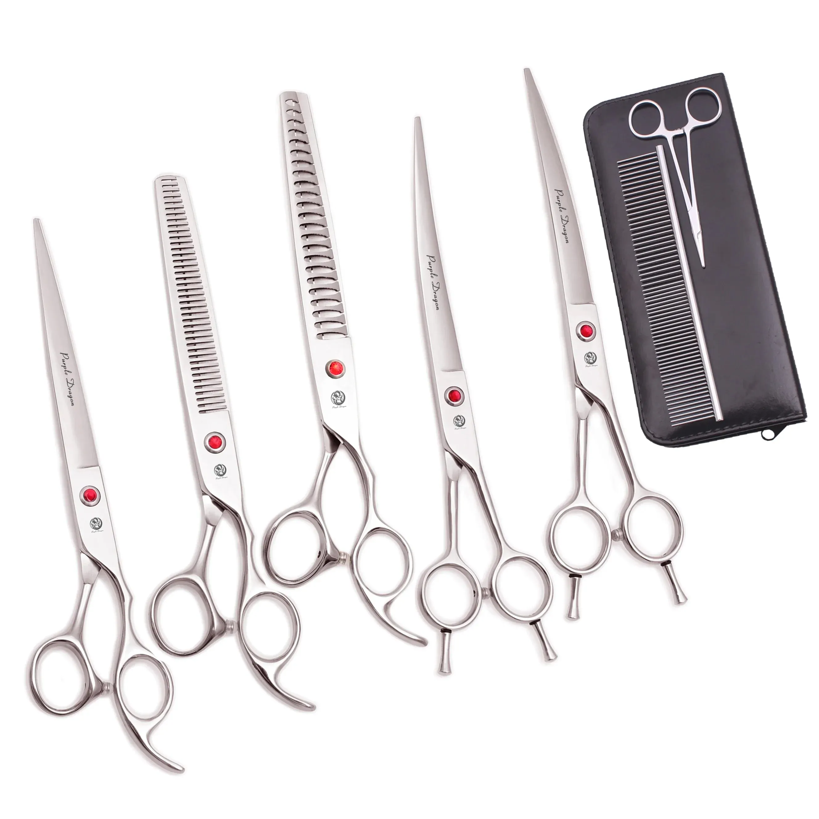 Professional Pet Grooming Scissors Set for Dogs and Cats