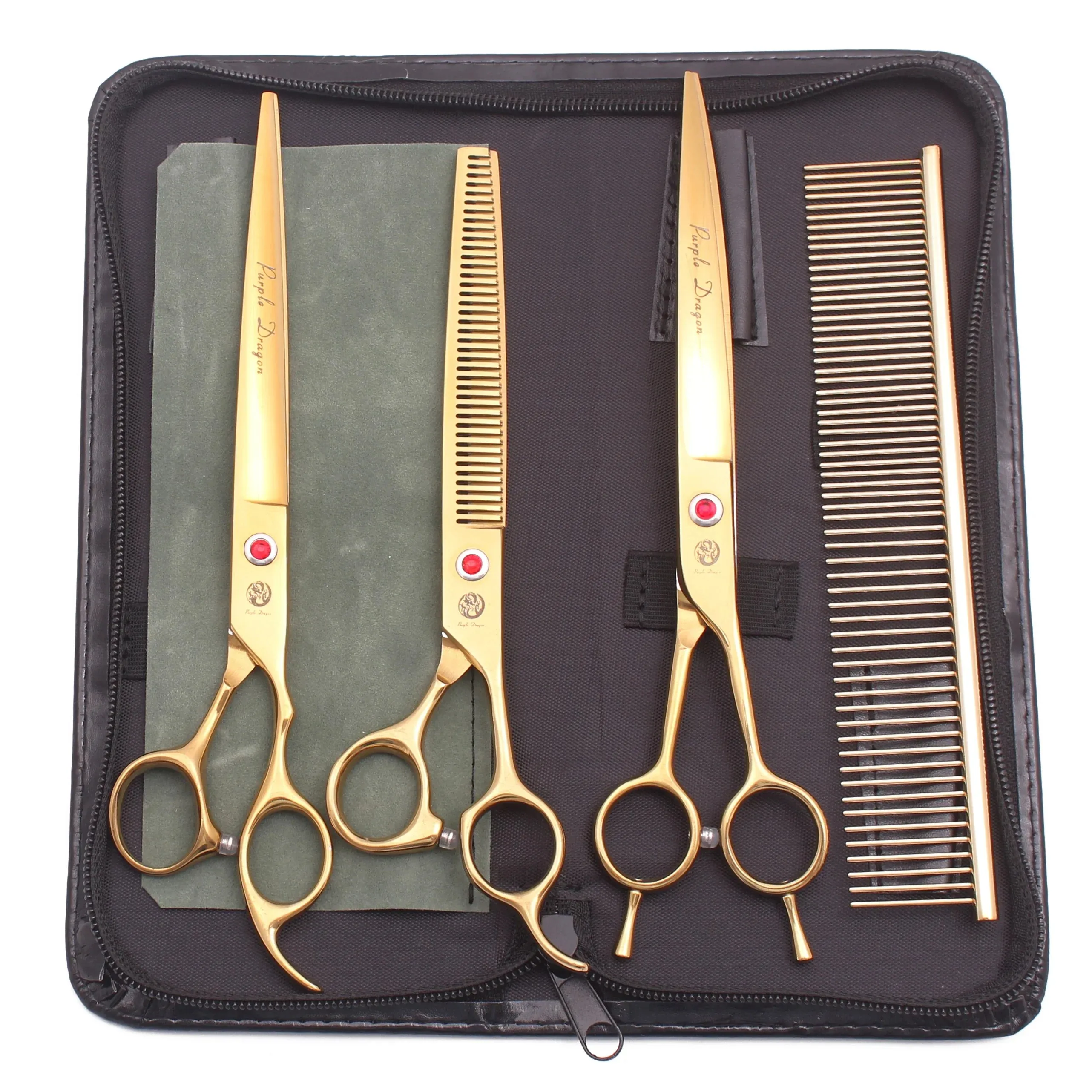 Professional Pet Grooming Scissors Set for Dogs and Cats