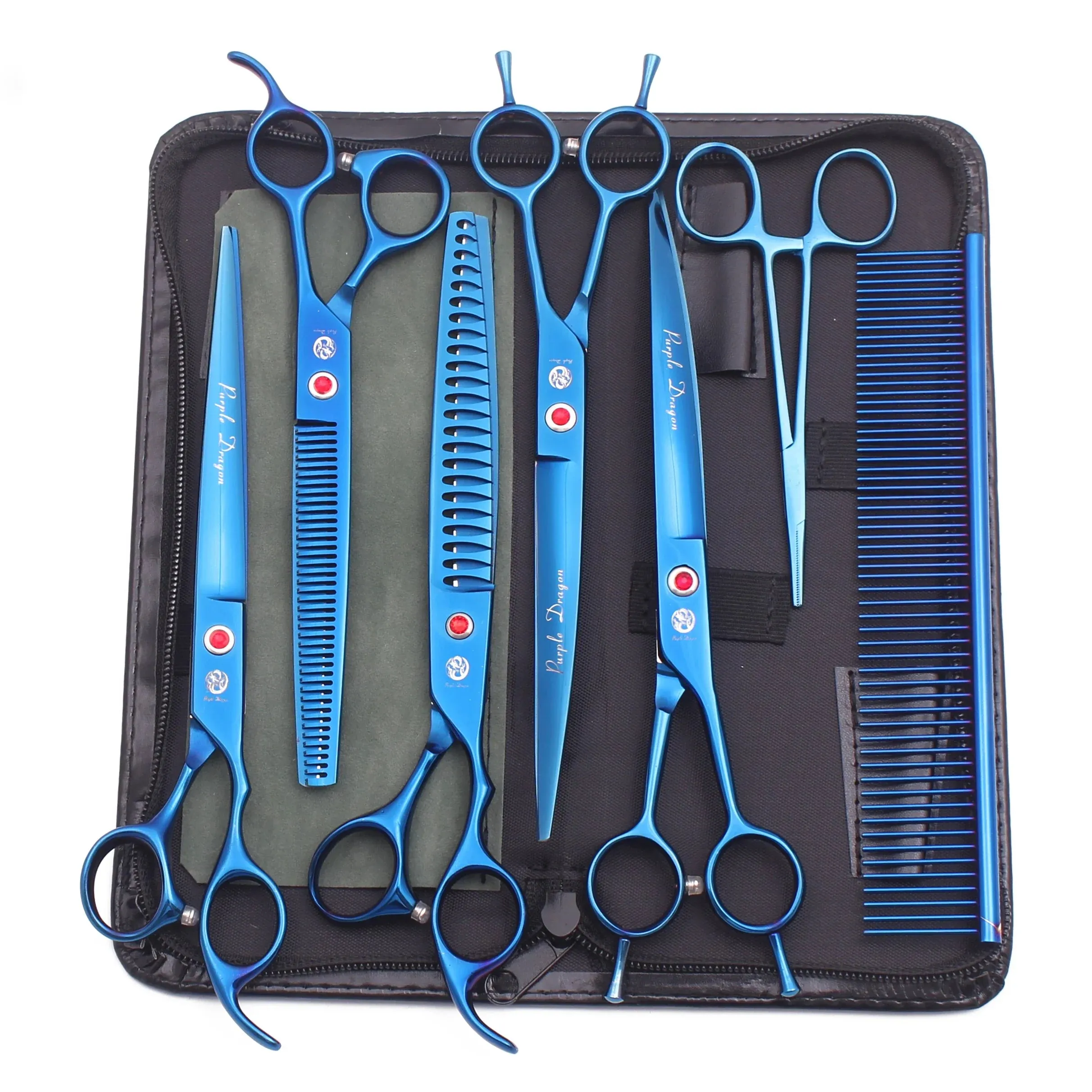 Professional Pet Grooming Scissors Set for Dogs and Cats