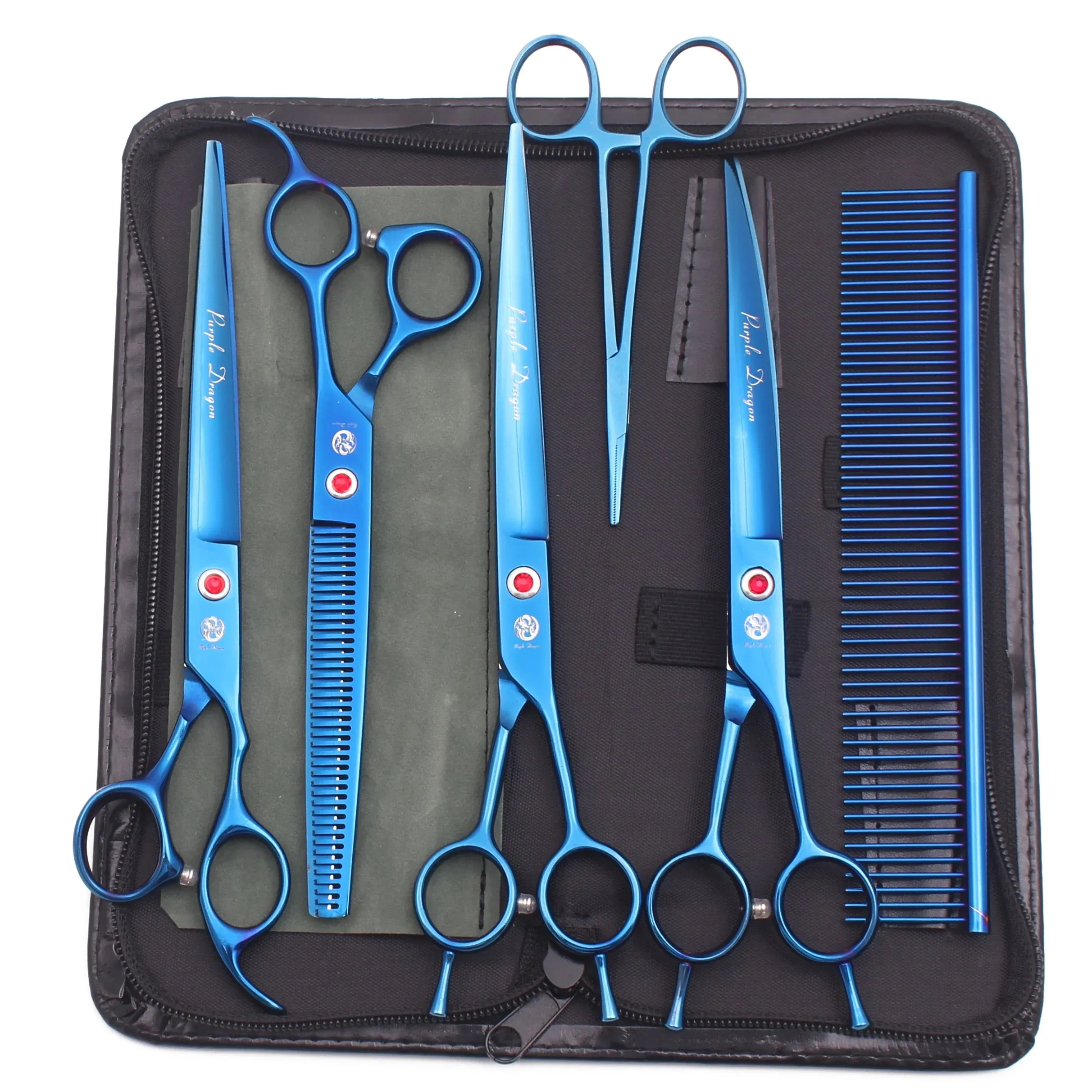 Professional Pet Grooming Scissors Set for Dogs and Cats