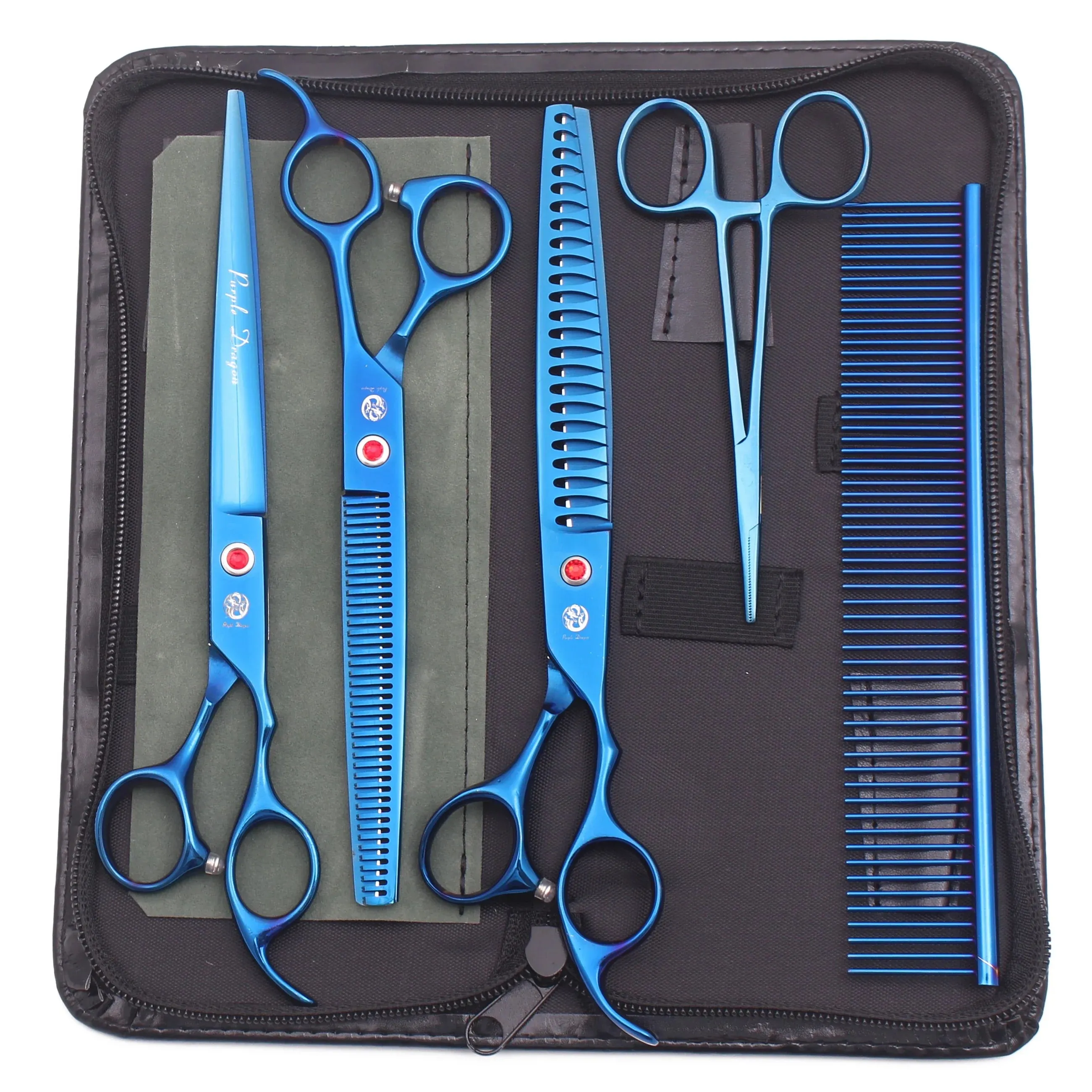 Professional Pet Grooming Scissors Set for Dogs and Cats