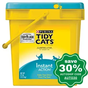 Purina - Tidy Cats - Clumping Cat Litter - Instant Action Immediate Odor Control - 35LB