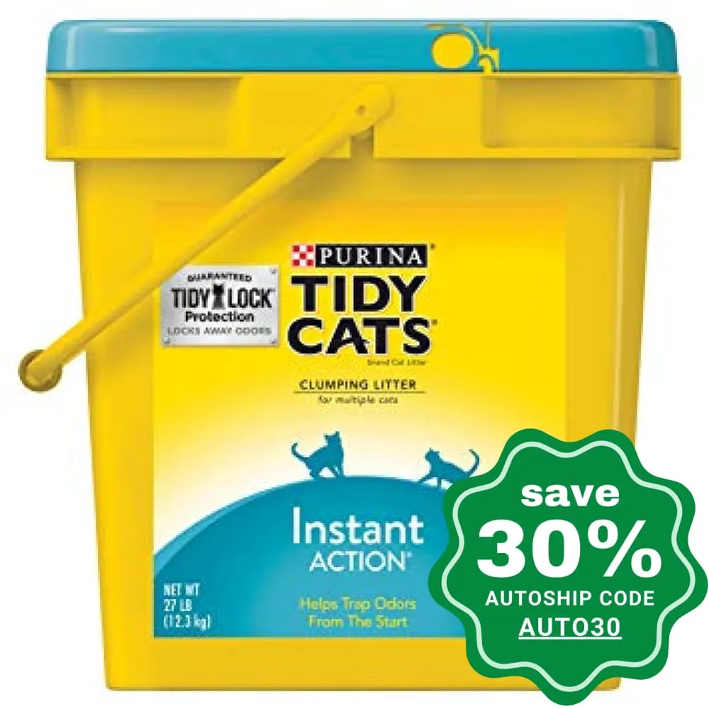 Purina - Tidy Cats - Clumping Cat Litter - Instant Action Immediate Odor Control - 35LB