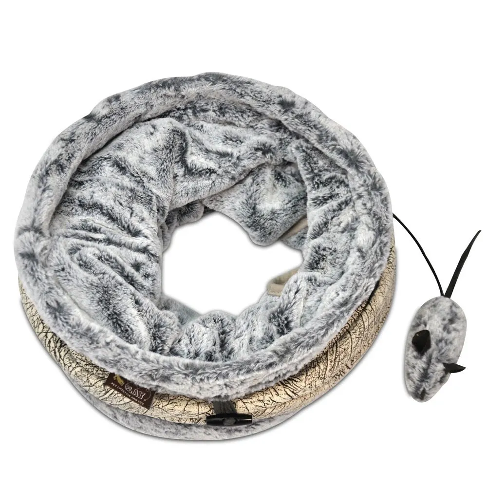 Purr & Pounce Cat Tunnel Ash Gray
