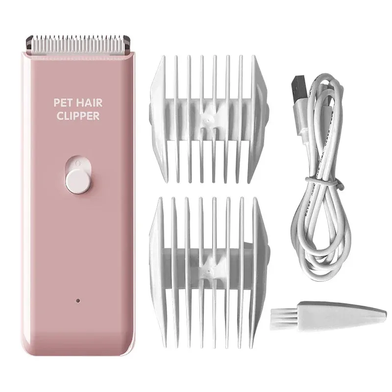 Rechargeable Low Noise Pet Hair Trimmer for Dogs and Cats