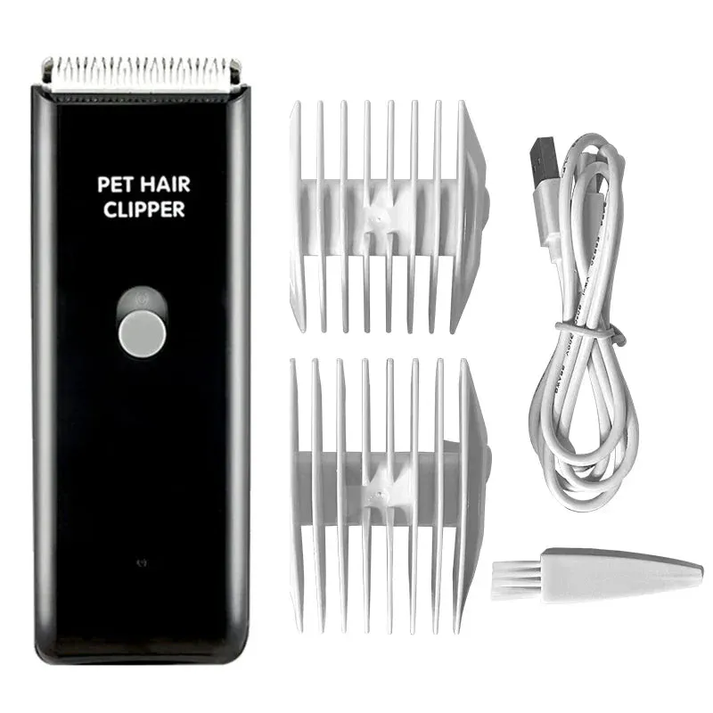 Rechargeable Low Noise Pet Hair Trimmer for Dogs and Cats