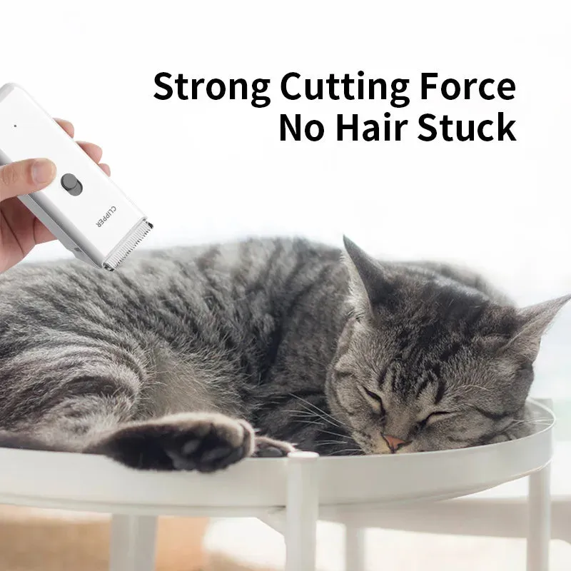 Rechargeable Low Noise Pet Hair Trimmer for Dogs and Cats