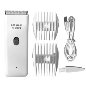 Rechargeable Low Noise Pet Hair Trimmer for Dogs and Cats