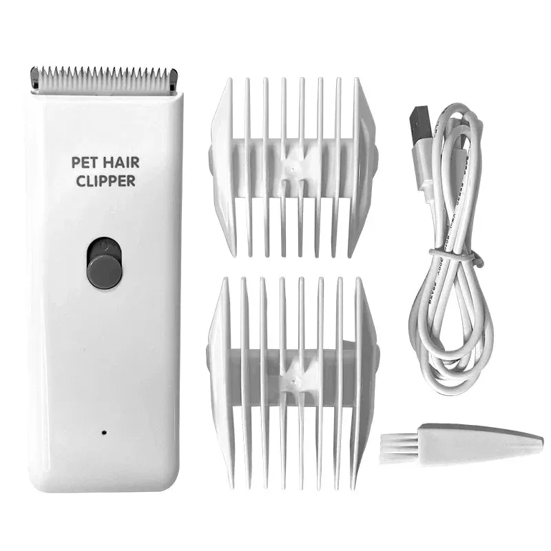 Rechargeable Low Noise Pet Hair Trimmer for Dogs and Cats