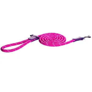 Rogz Rope Dog Lead Pink