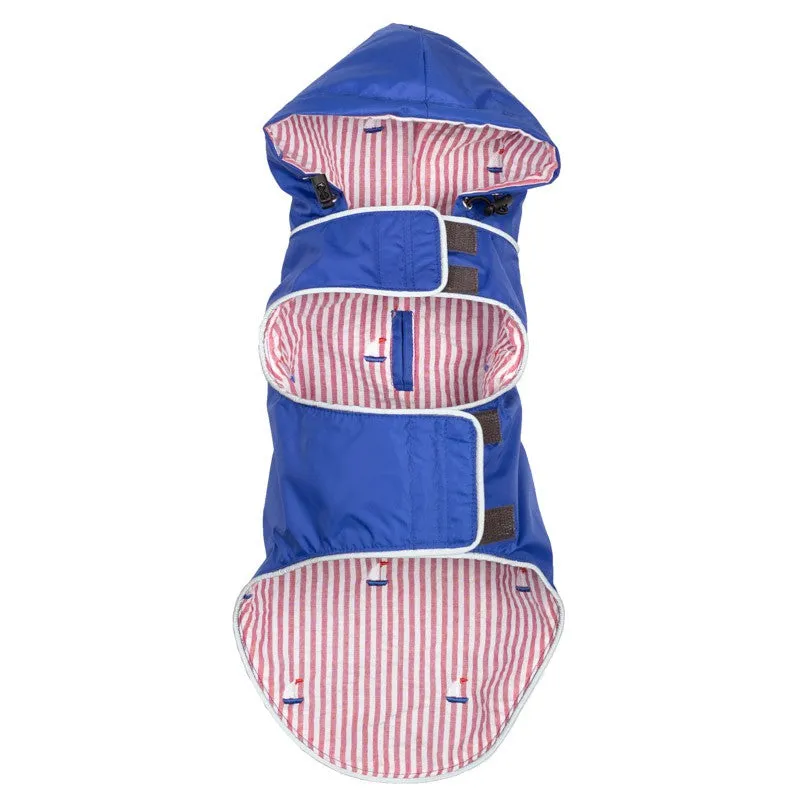 Seattle Slicker Jacket Blue/Sailboat