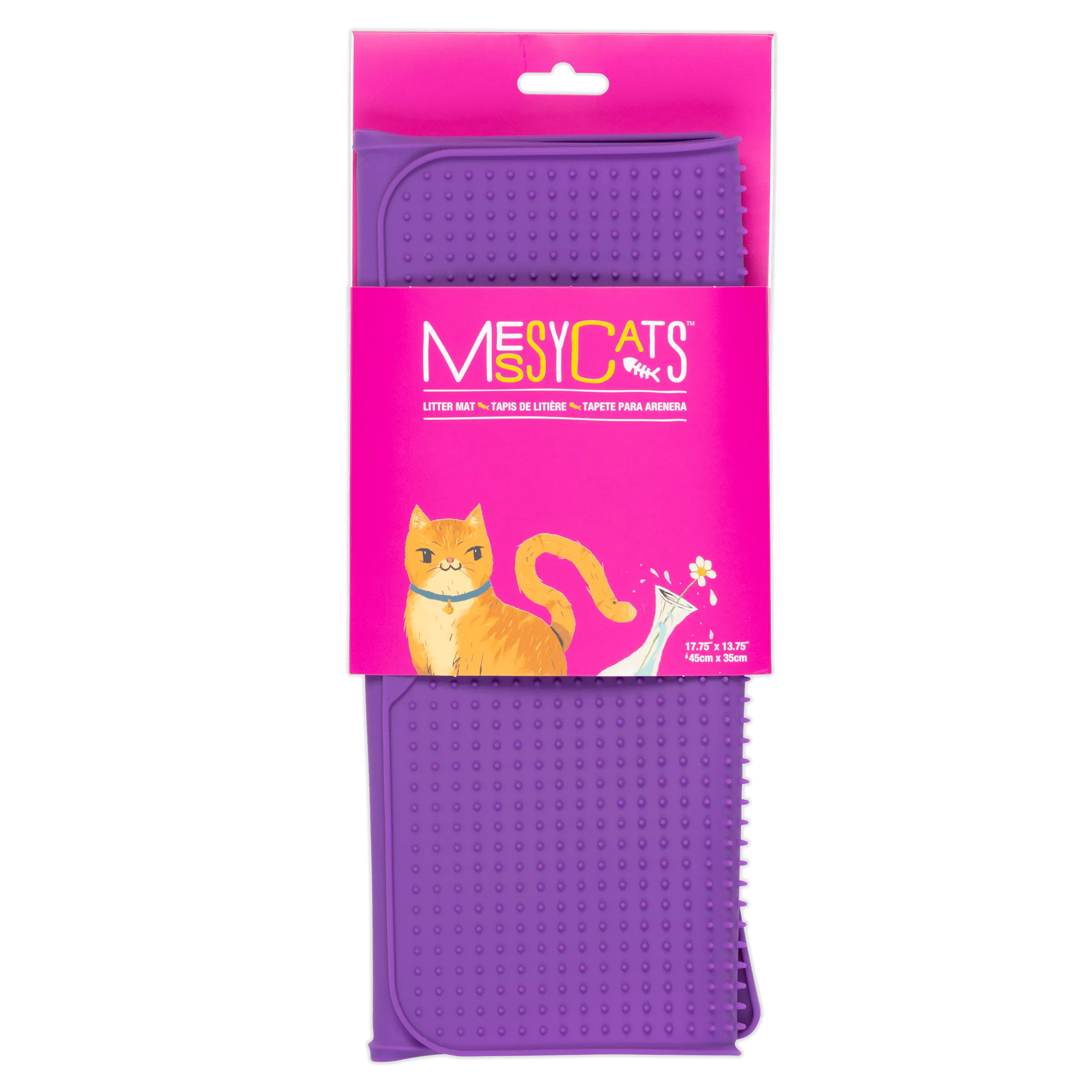 Silicone Cat Litter Mat- Size 18" x 14"